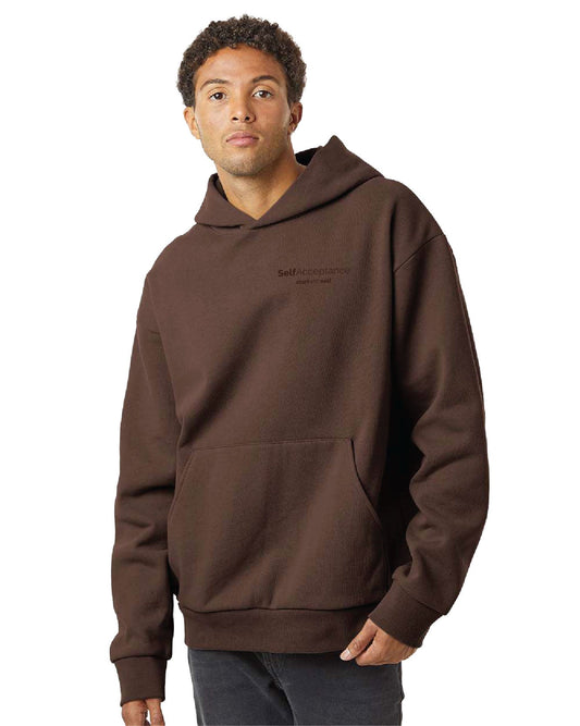 Self Acceptance Brown Hoodie